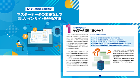 No more worries about data utilization! How to get the insights you want without changing master data